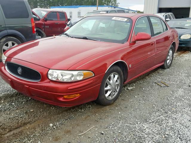 1G4HR54K63U215506 - 2003 BUICK LESABRE LI RED photo 2