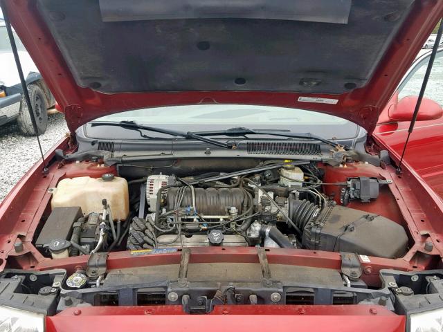 1G4HR54K63U215506 - 2003 BUICK LESABRE LI RED photo 7