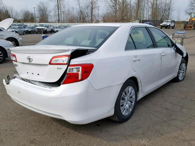 4T4BF1FK1ER377864 - 2014 TOYOTA CAMRY L 白色 照片 4