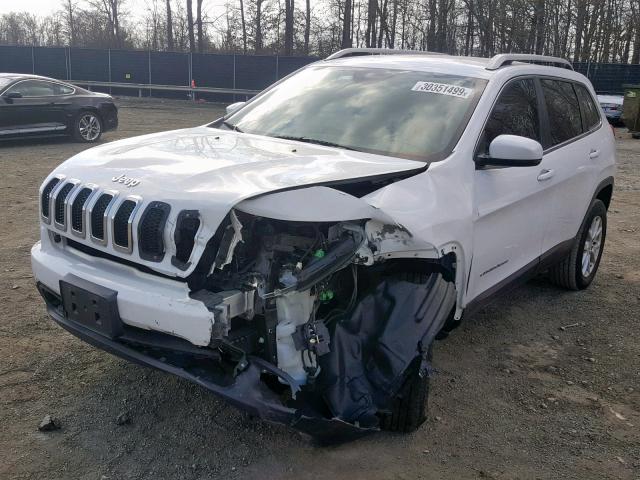 1C4PJMCS8FW601596 - 2015 JEEP CHEROKEE L WHITE photo 2