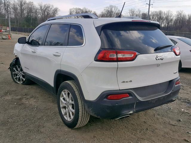 1C4PJMCS8FW601596 - 2015 JEEP CHEROKEE L WHITE photo 3