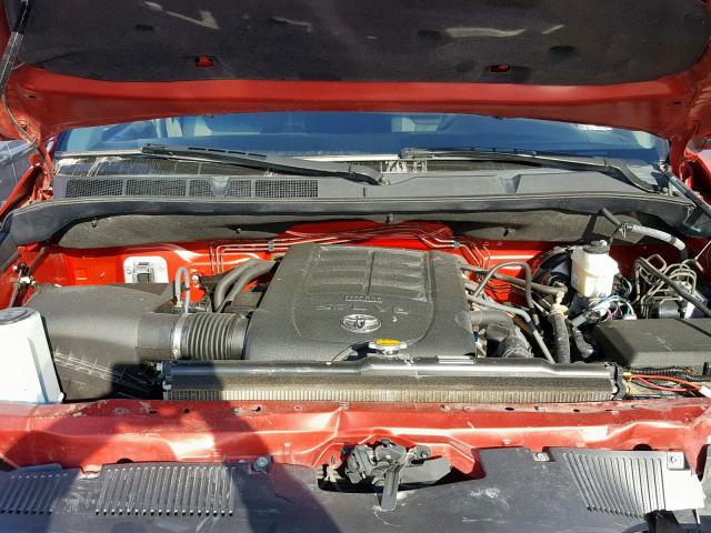 5TFDW5F19FX436407 - 2015 TOYOTA TUNDRA CRE RED photo 7