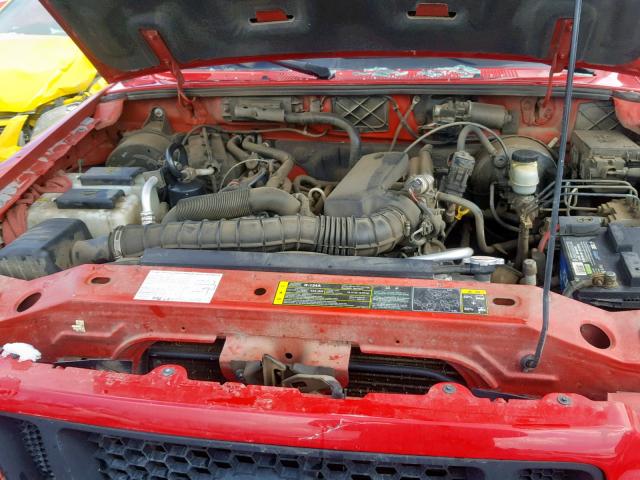 1FTYR10U14TA06847 - 2004 FORD RANGER RED photo 7