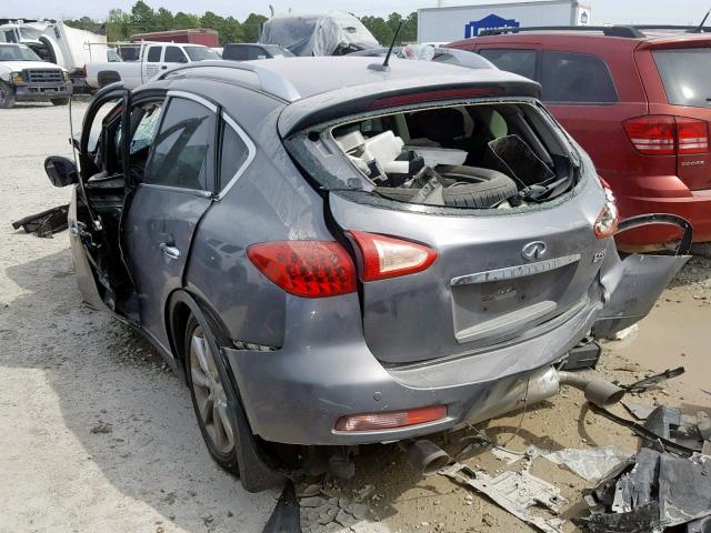 JN1AJ0HP8CM400763 - 2012 INFINITI EX35 BASE GRAY photo 3