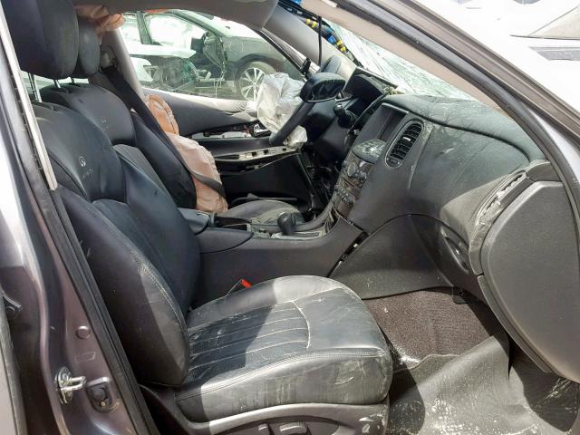 JN1AJ0HP8CM400763 - 2012 INFINITI EX35 BASE GRAY photo 5