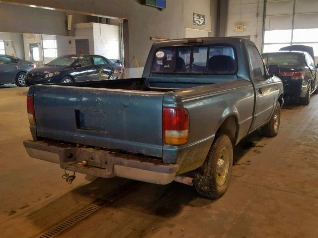 1FTCR10A6SUA22663 - 1995 FORD RANGER GREEN photo 4