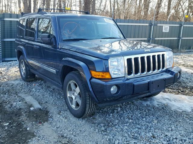 1J4RG4GK2AC108695 - 2010 JEEP COMMANDER BLUE photo 1