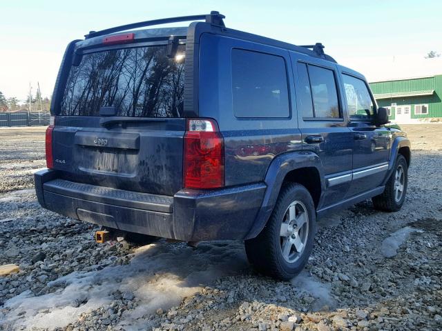 1J4RG4GK2AC108695 - 2010 JEEP COMMANDER BLUE photo 4