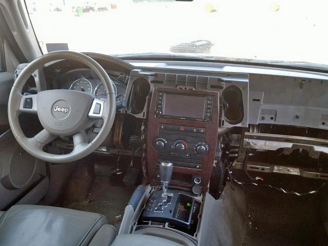 1J4RG4GK2AC108695 - 2010 JEEP COMMANDER BLUE photo 9