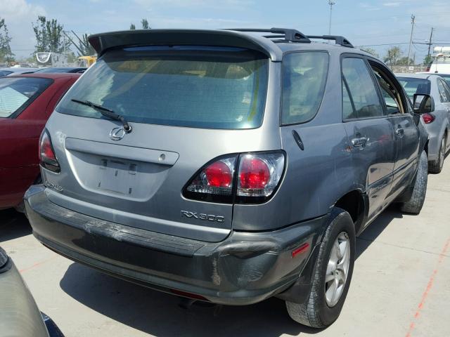 JTJHF10U420267667 - 2002 LEXUS RX 300 SILVER photo 4