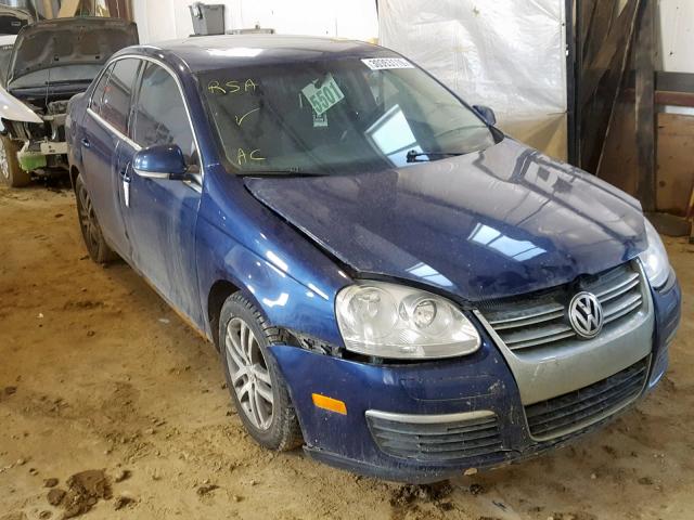 3VWST71K16M655912 - 2006 VOLKSWAGEN JETTA TDI BLUE photo 1