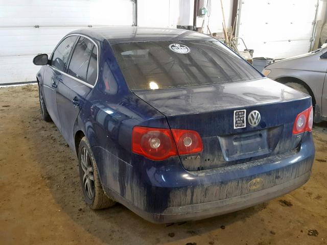 3VWST71K16M655912 - 2006 VOLKSWAGEN JETTA TDI BLUE photo 3