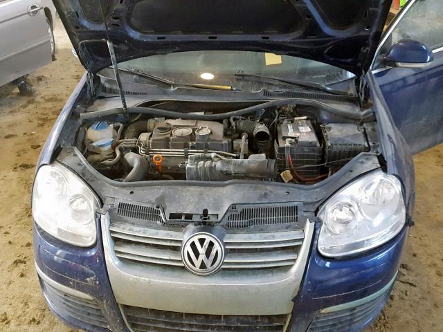 3VWST71K16M655912 - 2006 VOLKSWAGEN JETTA TDI BLUE photo 7