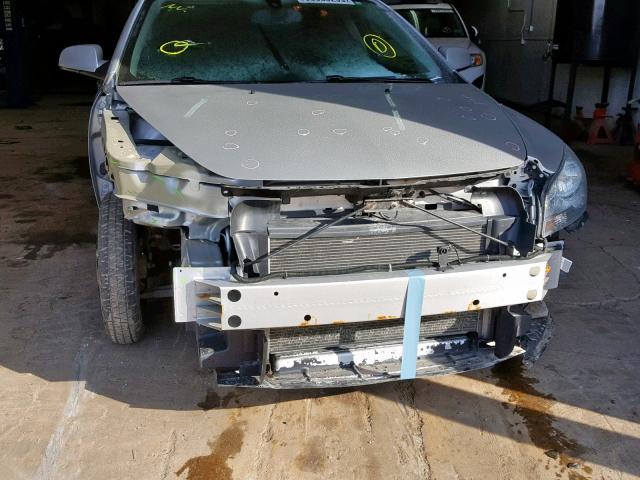 1G1ZC5E0XCF311417 - 2012 CHEVROLET MALIBU 1LT 银色 照片 9