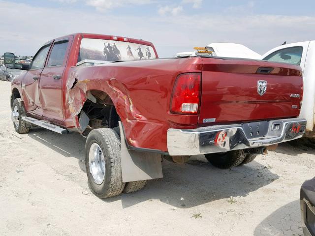 3C63DRGL1CG289953 - 2012 DODGE RAM 3500 S RED photo 3