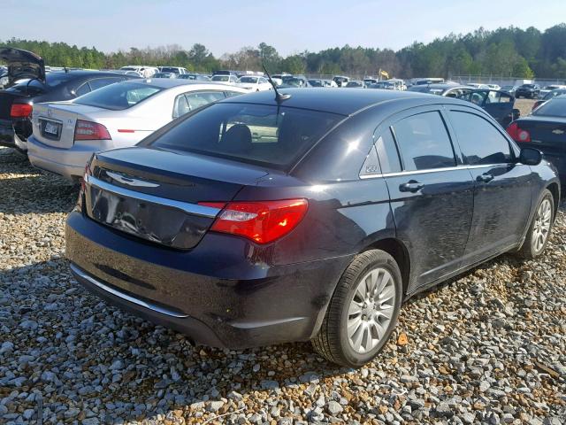 1C3CCBAB6EN209029 - 2014 CHRYSLER 200 LX BLACK photo 4