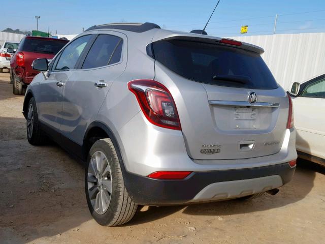 KL4CJASB7JB561178 - 2018 BUICK ENCORE PRE SILVER photo 3