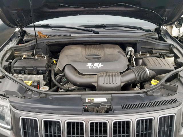 1C4RJFAG3EC143419 - 2014 JEEP GRAND CHER GRAY photo 7