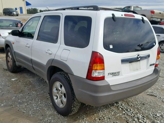 4F2YU07121KM53726 - 2001 MAZDA TRIBUTE DX 白色 照片 3
