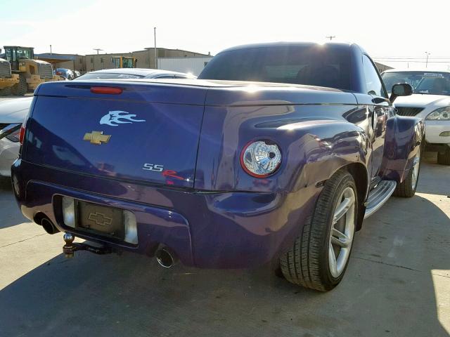 1GCES14P24B107865 - 2004 CHEVROLET SSR 紫色 照片 4