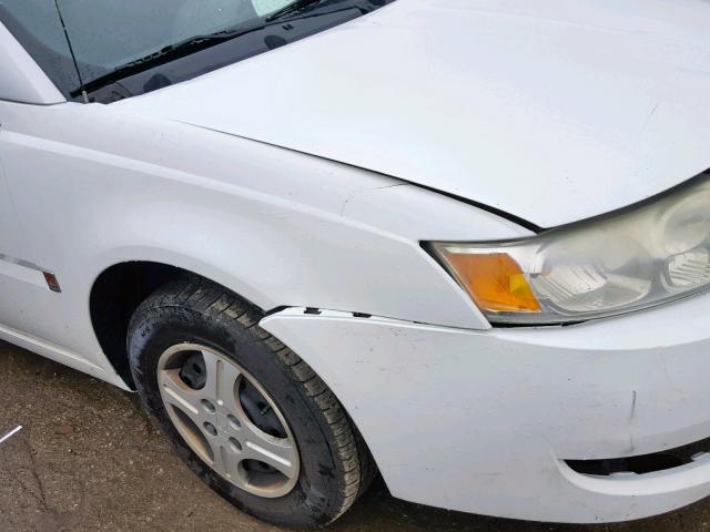 1G8AG52FX3Z150867 - 2003 SATURN ION LEVEL WHITE photo 9