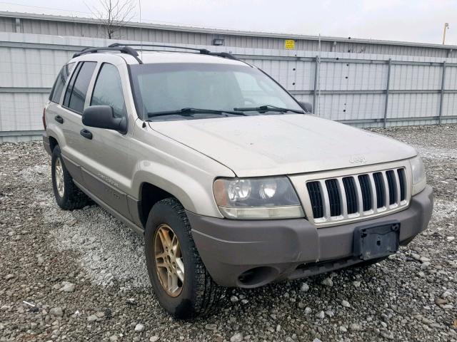 1J4GW48S24C316895 - 2004 JEEP GRAND CHER BEIGE photo 1