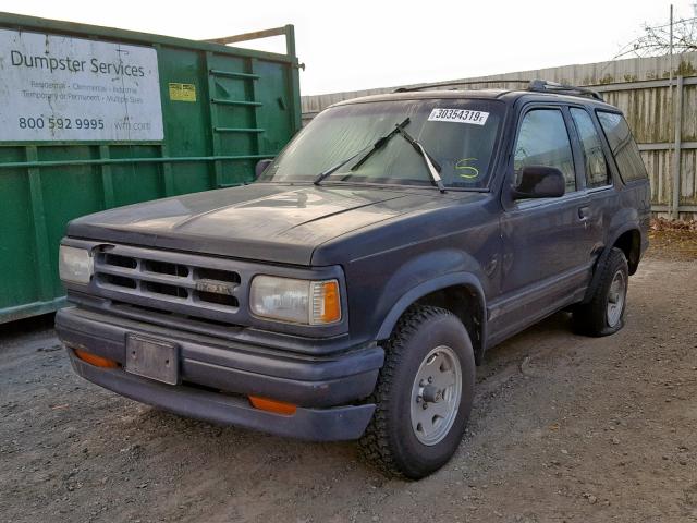 4F2CU44XXMUM11825 - 1991 MAZDA NAVAJO LX BLACK photo 2