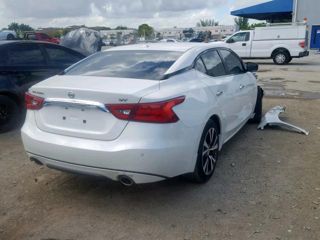 1N4AA6AP0HC387973 - 2017 NISSAN MAXIMA 3.5 WHITE photo 4