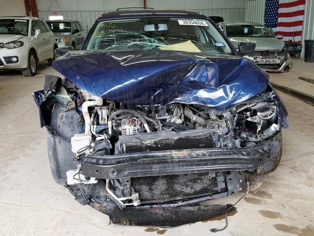 3VW2K7AJ2DM288977 - 2013 VOLKSWAGEN JETTA BASE BLUE photo 9