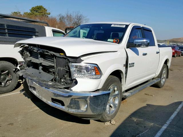 1C6RR7NT3HS774632 - 2017 RAM 1500 LARAM WHITE photo 2