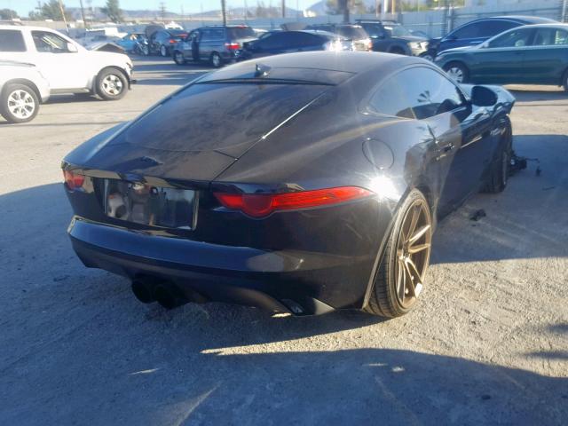 SAJWB6A65H8K43005 - 2017 JAGUAR F-TYPE BLACK photo 4