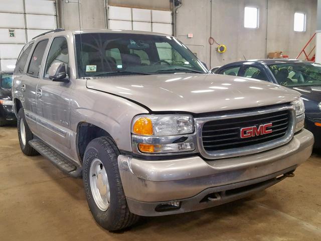 1GKEK13T2YJ114104 - 2000 GMC YUKON BEIGE photo 1