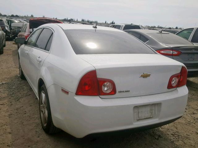 1G1ZB5E13BF224162 - 2011 CHEVROLET MALIBU LS WHITE photo 3