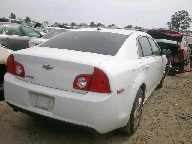 1G1ZB5E13BF224162 - 2011 CHEVROLET MALIBU LS WHITE photo 4