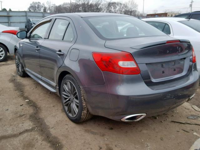 JS2RF9A82D6100088 - 2013 SUZUKI KIZASHI SP GRAY photo 3