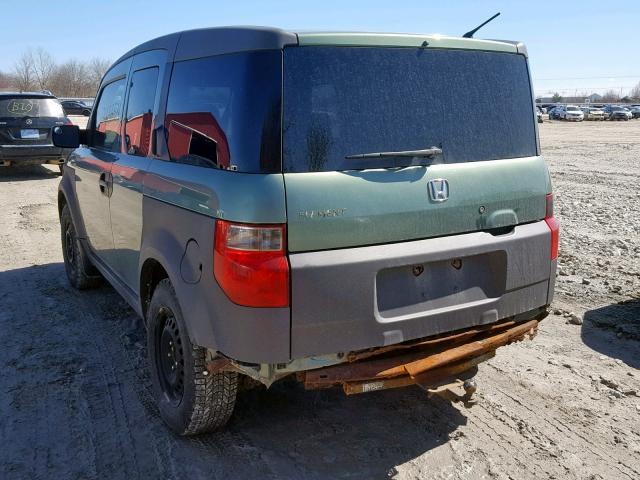 5J6YH18543L800296 - 2003 HONDA ELEMENT EX GREEN photo 3