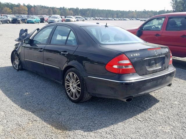 WDBUF56J76A968837 - 2006 MERCEDES-BENZ E 350 BLACK photo 3