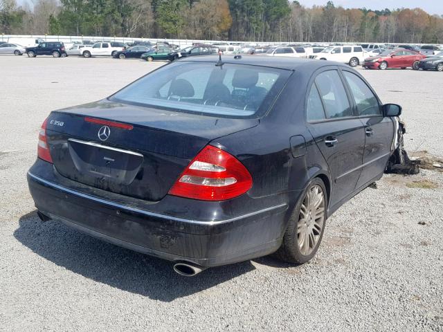 WDBUF56J76A968837 - 2006 MERCEDES-BENZ E 350 BLACK photo 4