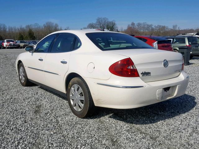 2G4WC582X81276881 - 2008 BUICK LACROSSE C WHITE photo 3