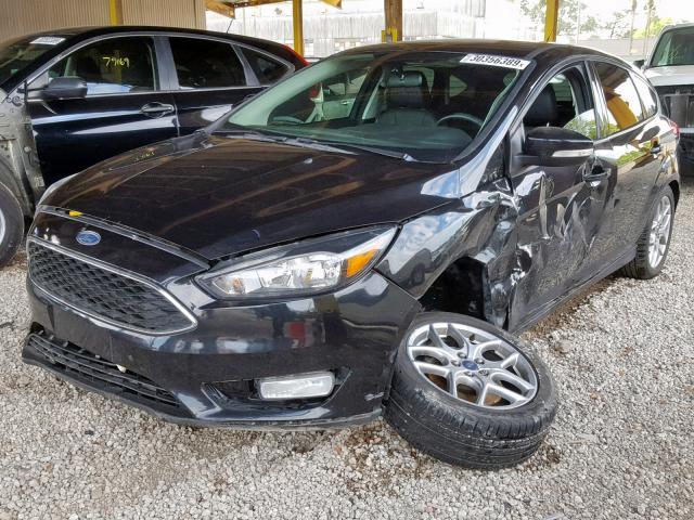 1FADP3K25FL235147 - 2015 FORD FOCUS SE BLACK photo 2