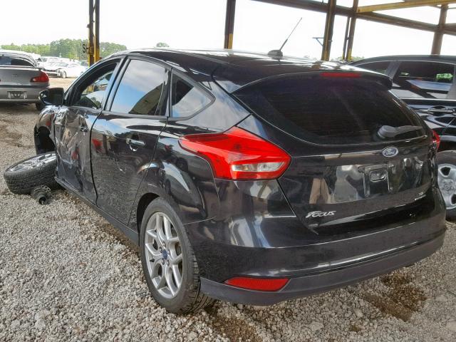 1FADP3K25FL235147 - 2015 FORD FOCUS SE BLACK photo 3