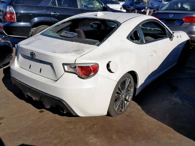 JF1ZNAA17F9702204 - 2015 TOYOTA SCION FR-S WHITE photo 4