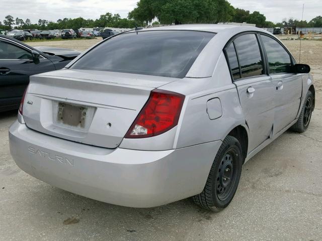 1G8AJ55F97Z103333 - 2007 SATURN ION LEVEL SILVER photo 4