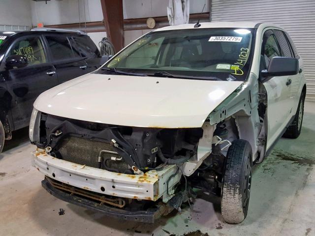 2FMDK46C69BA31183 - 2009 FORD EDGE SE WHITE photo 2