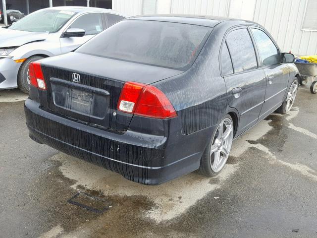 2HGES16475H531524 - 2005 HONDA CIVIC DX BLACK photo 4