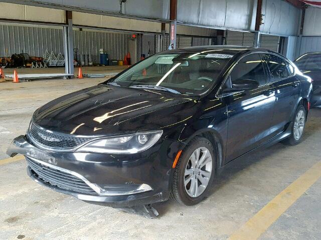 1C3CCCAB9FN575025 - 2015 CHRYSLER 200 LIMITE BLACK photo 2