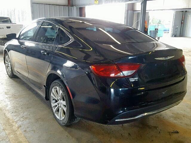 1C3CCCAB9FN575025 - 2015 CHRYSLER 200 LIMITE BLACK photo 3