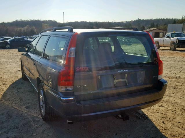 YV1SW592052519693 - 2005 VOLVO V70 FWD BLACK photo 3