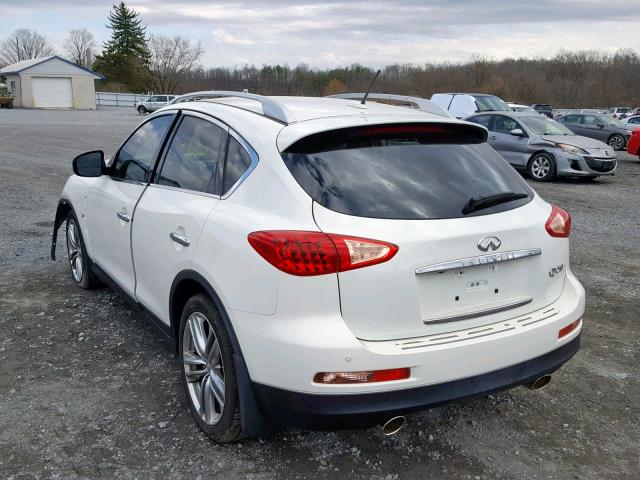 JN1BJ0HR4FM771574 - 2015 INFINITI QX50 WHITE photo 3