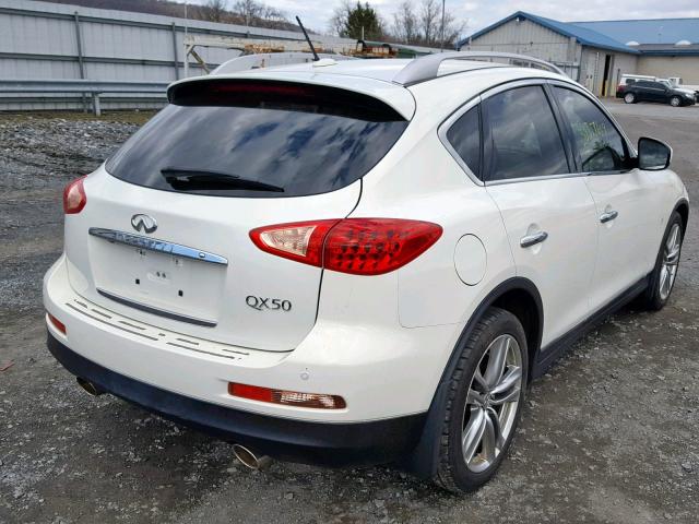 JN1BJ0HR4FM771574 - 2015 INFINITI QX50 WHITE photo 4